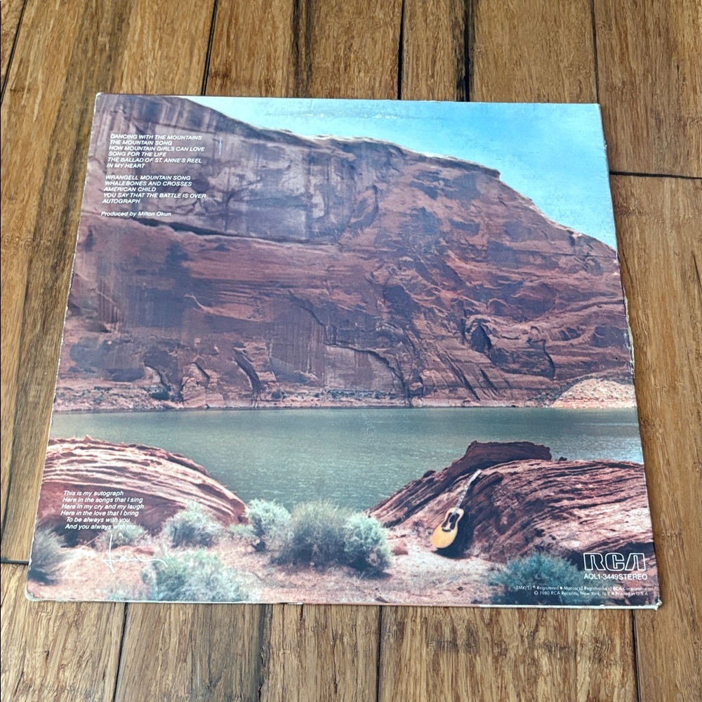 John Denver Autograph Vinyl LP Record 1980 - Picture 2 of 8